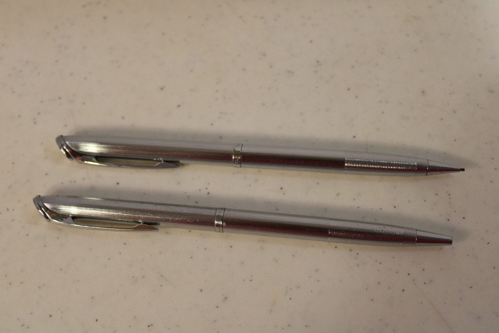 Vintage Kreisler USA VICEROY PEN AND PENCIL SET-SILVERTONE CELANESE CORP. EMBLEM