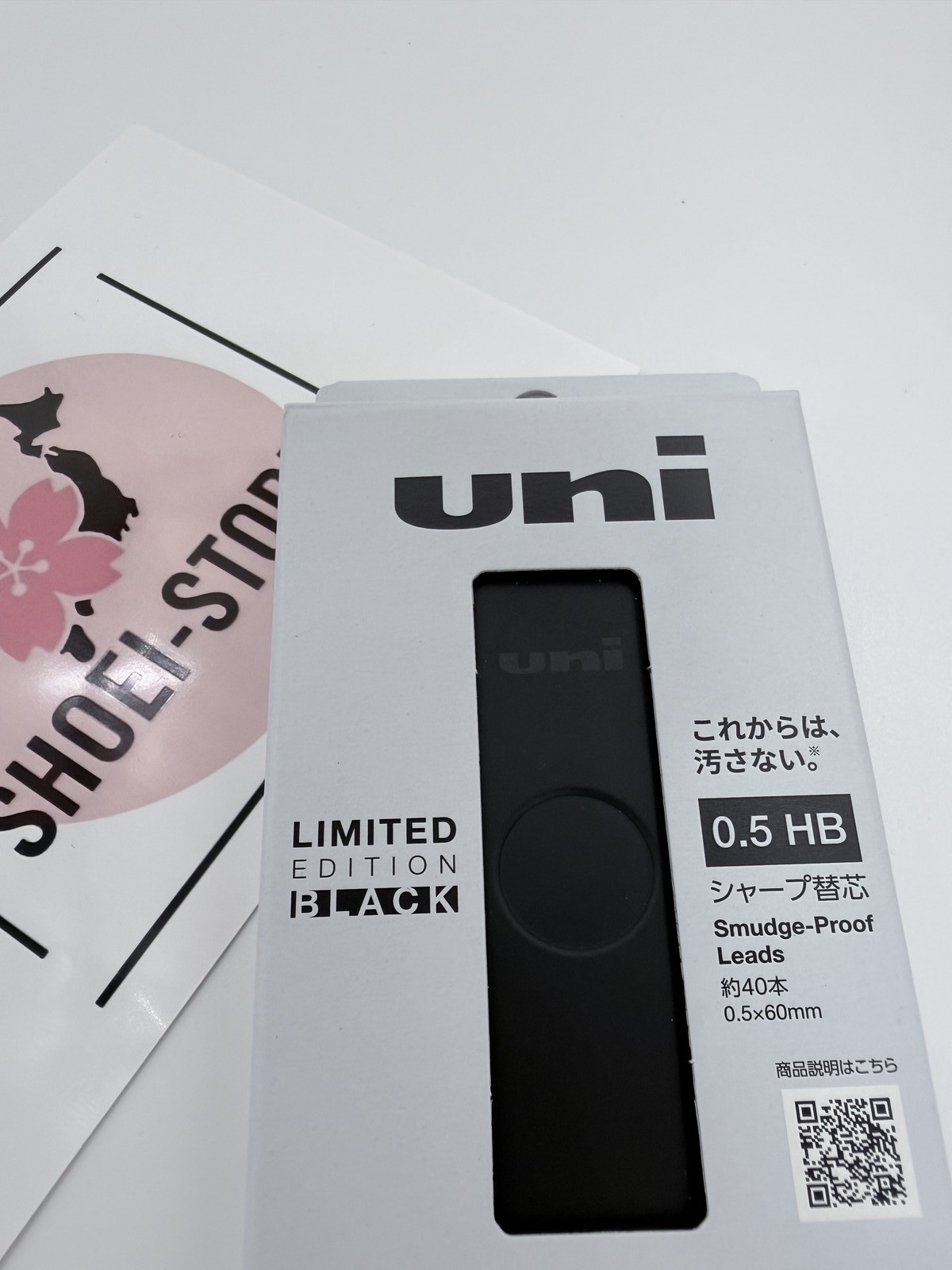 Uni 0.5 HB Lead Refill Limited Matt Black Metal Case Mitsubishi Pencil Japan NEW