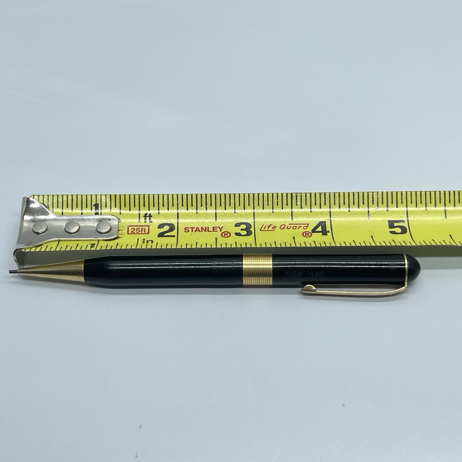 Penman USA Black and Gold Tone Mechanical Pencil with Name ” Fern Able” Vintage