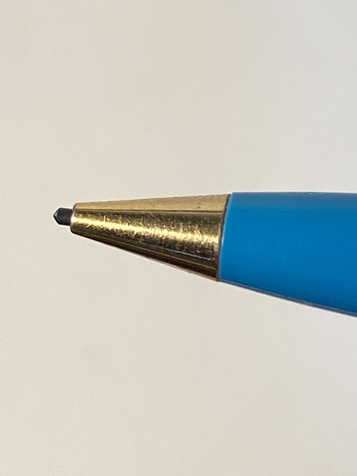 Vintage 1960’s Parker Mechanical Pencil Blue With Silver & Gold Tone Arrow Clip