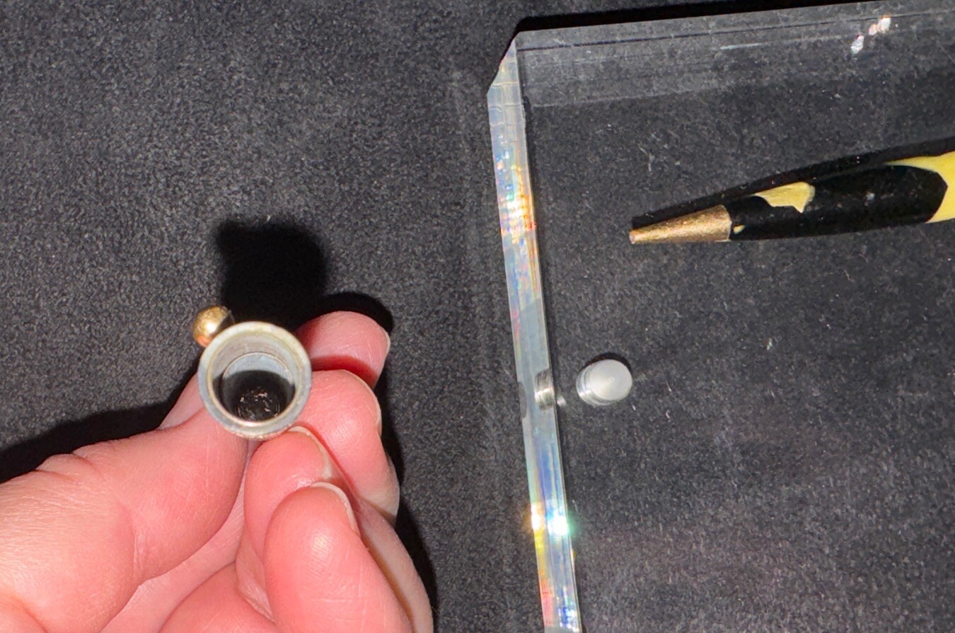 1930’s Sheaffer Balance Mechanical Pencil Black Pearl & Gold No Lead To Test-5”