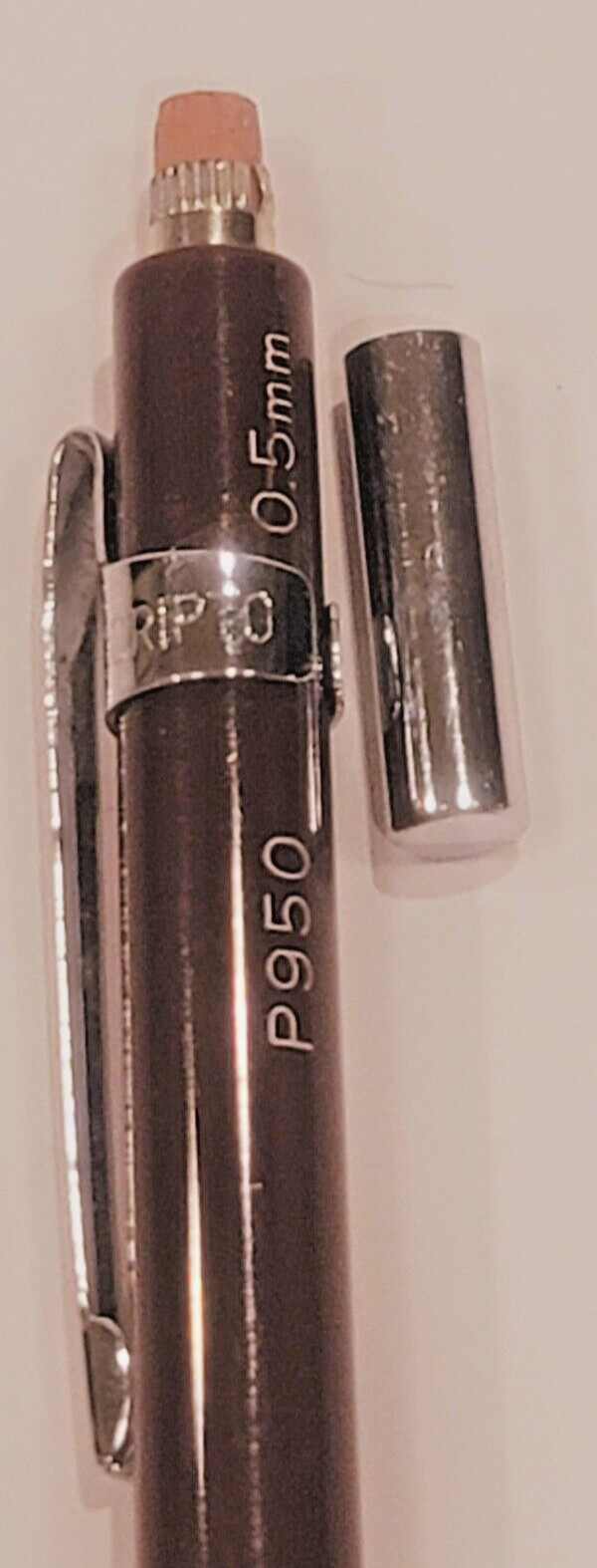 Scripto P950 Collector’s Mechanical Pencil 0.5mm Brown with Box of Lead