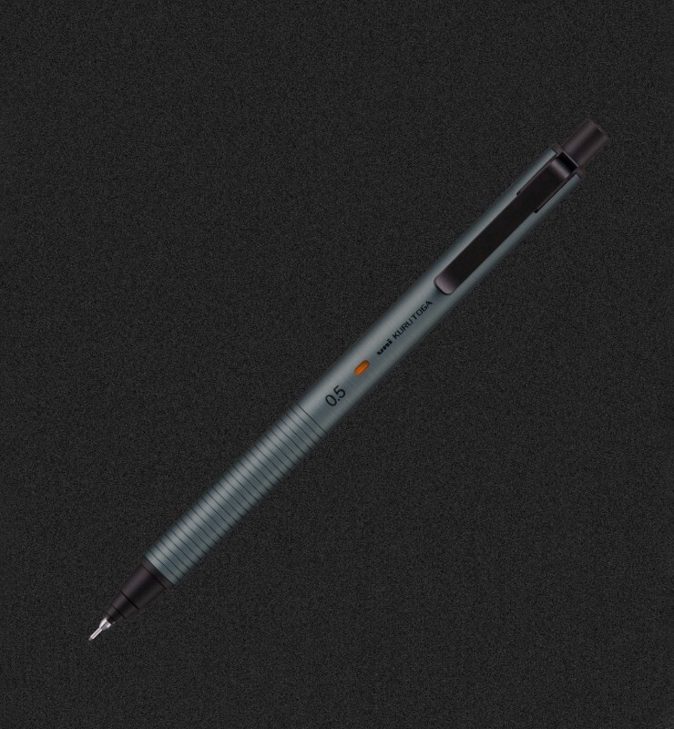 Uni Kuru Toga Metal Mechanical Pencil 0.5 M5-KH Phantom Grey Mitsubishi