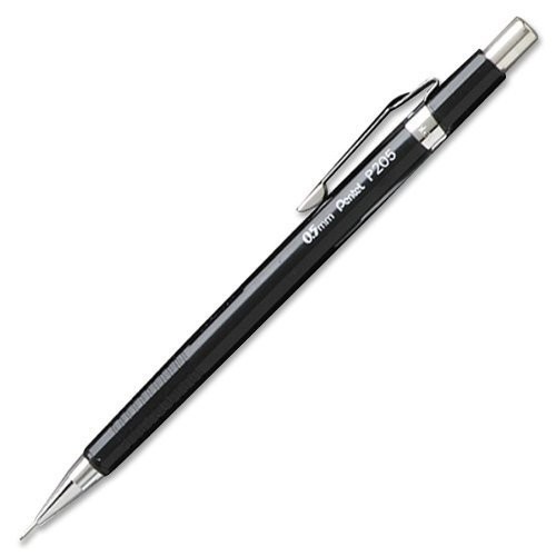 Precision Drafting Pencils Pack of 3 0.5mm Metallic Grip Black Burgundy Green