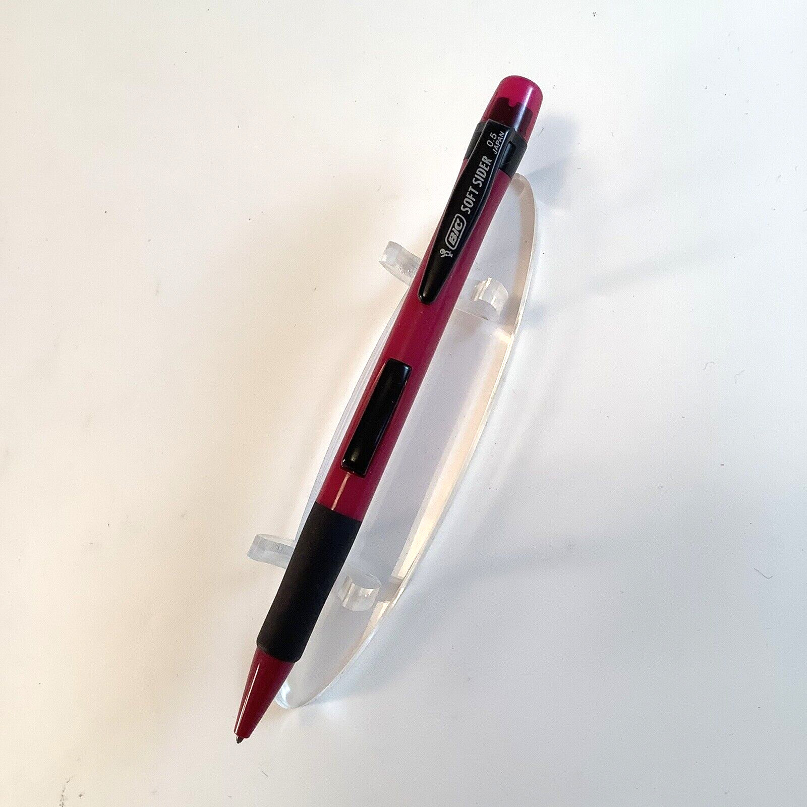 VINTAGE Mechanical Pencil Bic Soft Sider 0.5mm, Barrel Color Berry