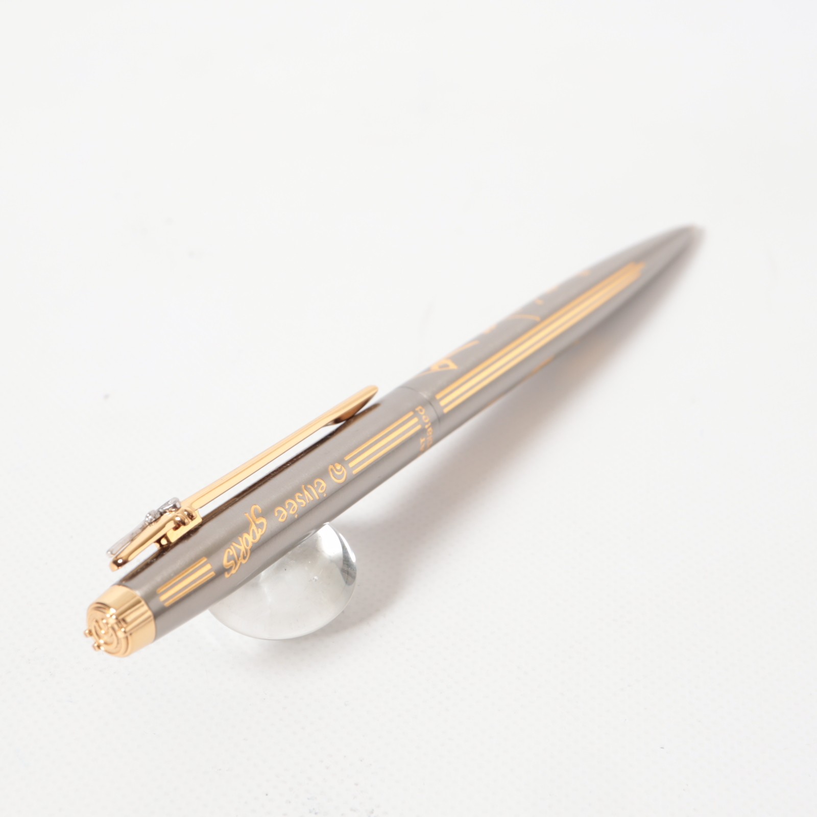 Elysee Sports Series Golf Mechanical Pencil 24K Gold Electroplated W/Box Papers