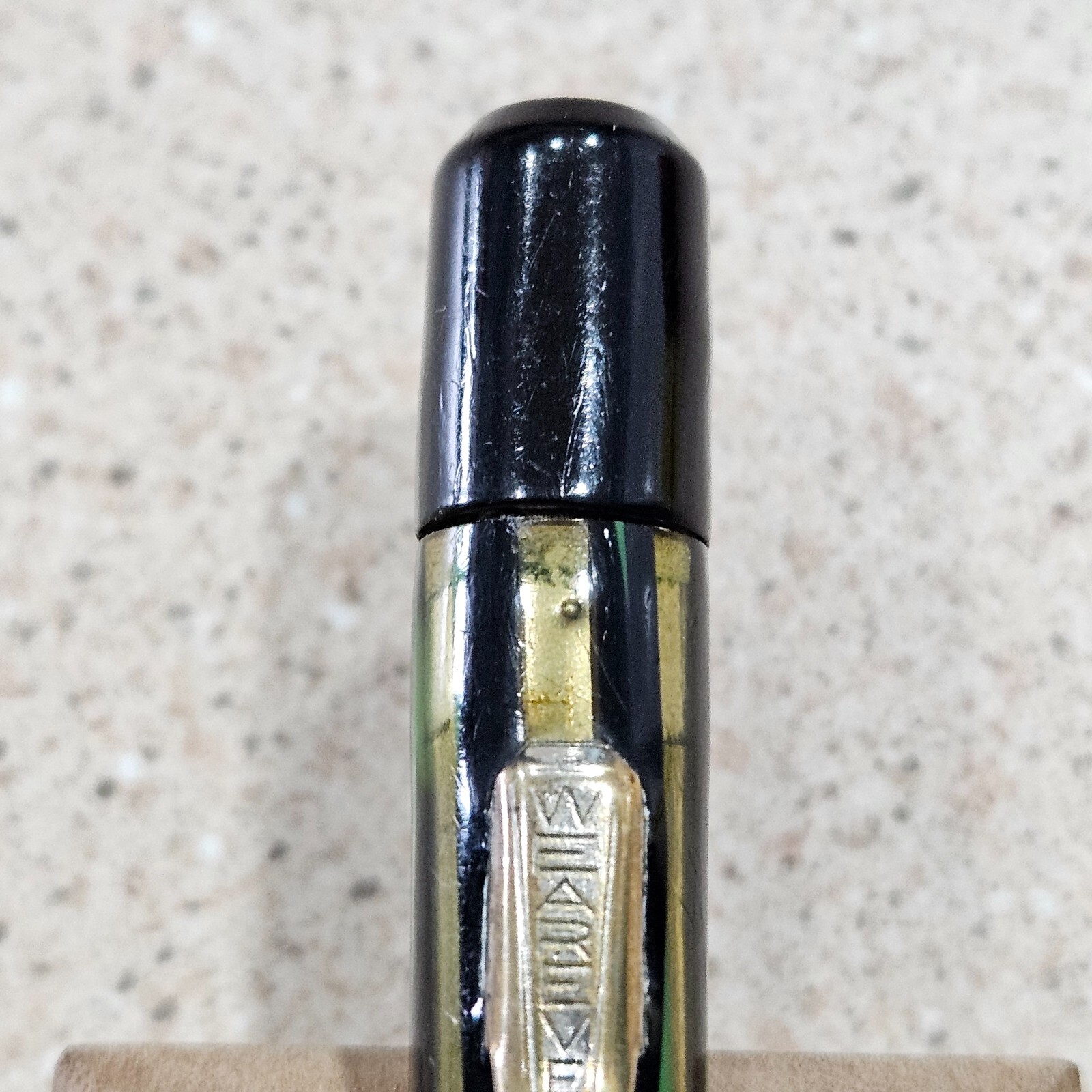Wearever “Year Round” Green & Black Pattern Visible 5-3/4 Inch Mechanical Pencil