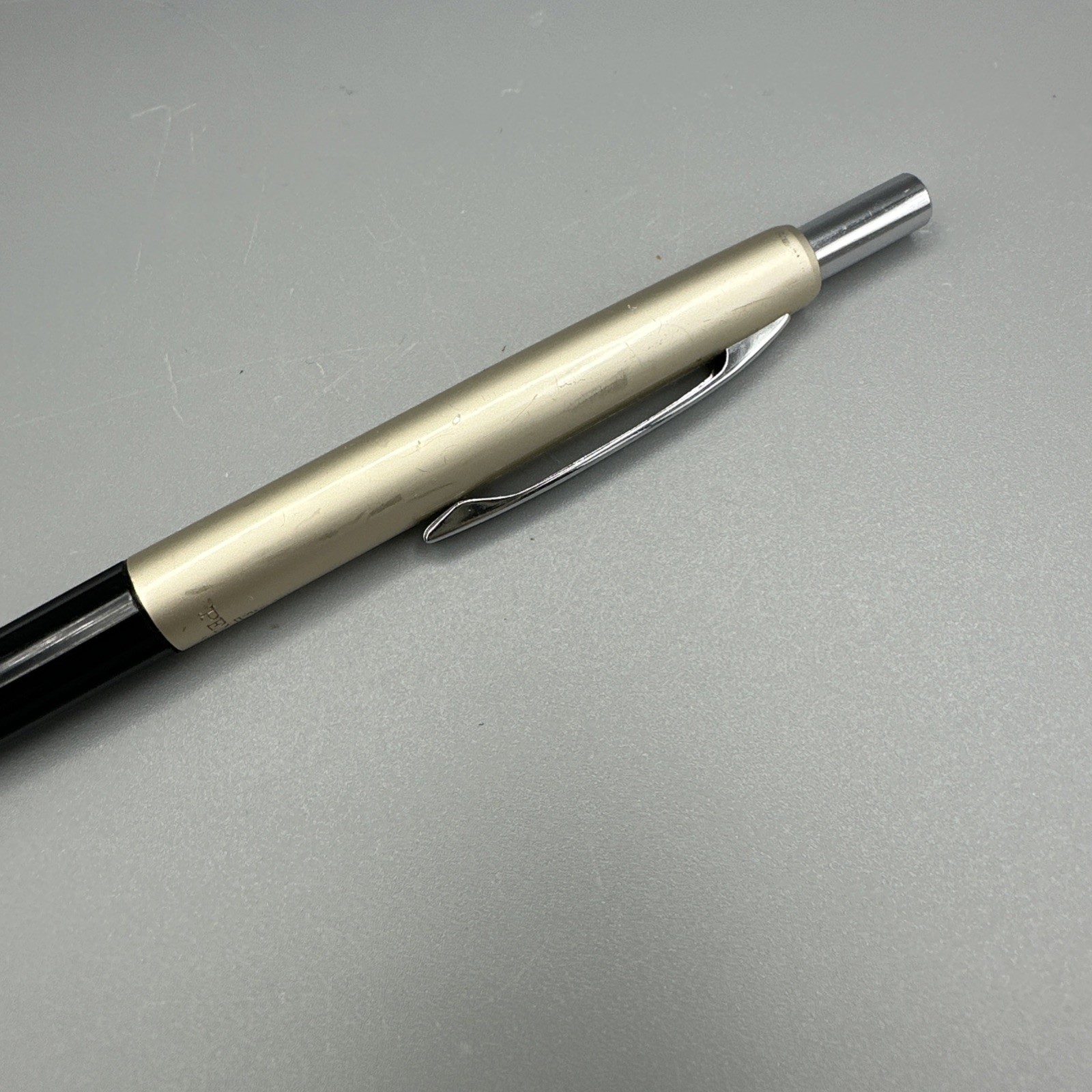 Vintage Pentel 5 Mechanical Pencil Brushed Stainless Steel Japan