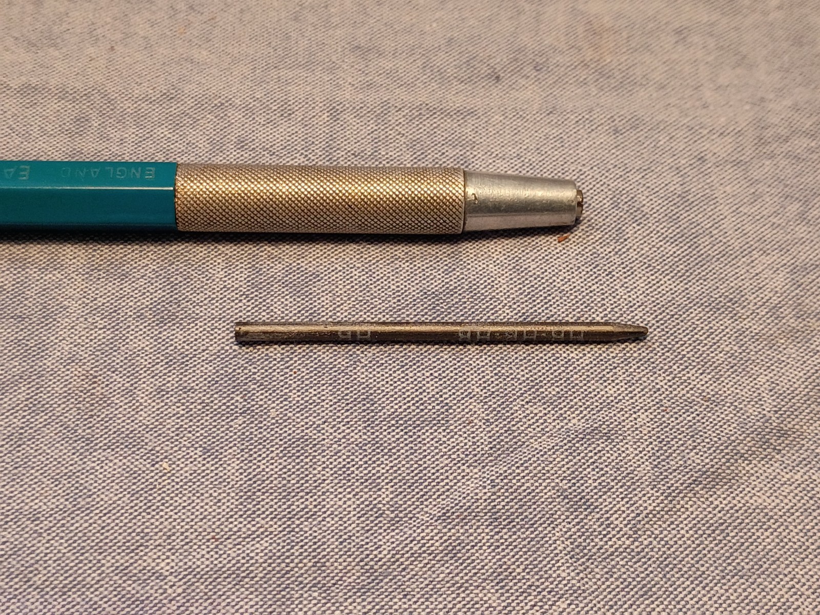 Vintage Eagle Turquoise 10 Mechanical Pencil made in England.-used-