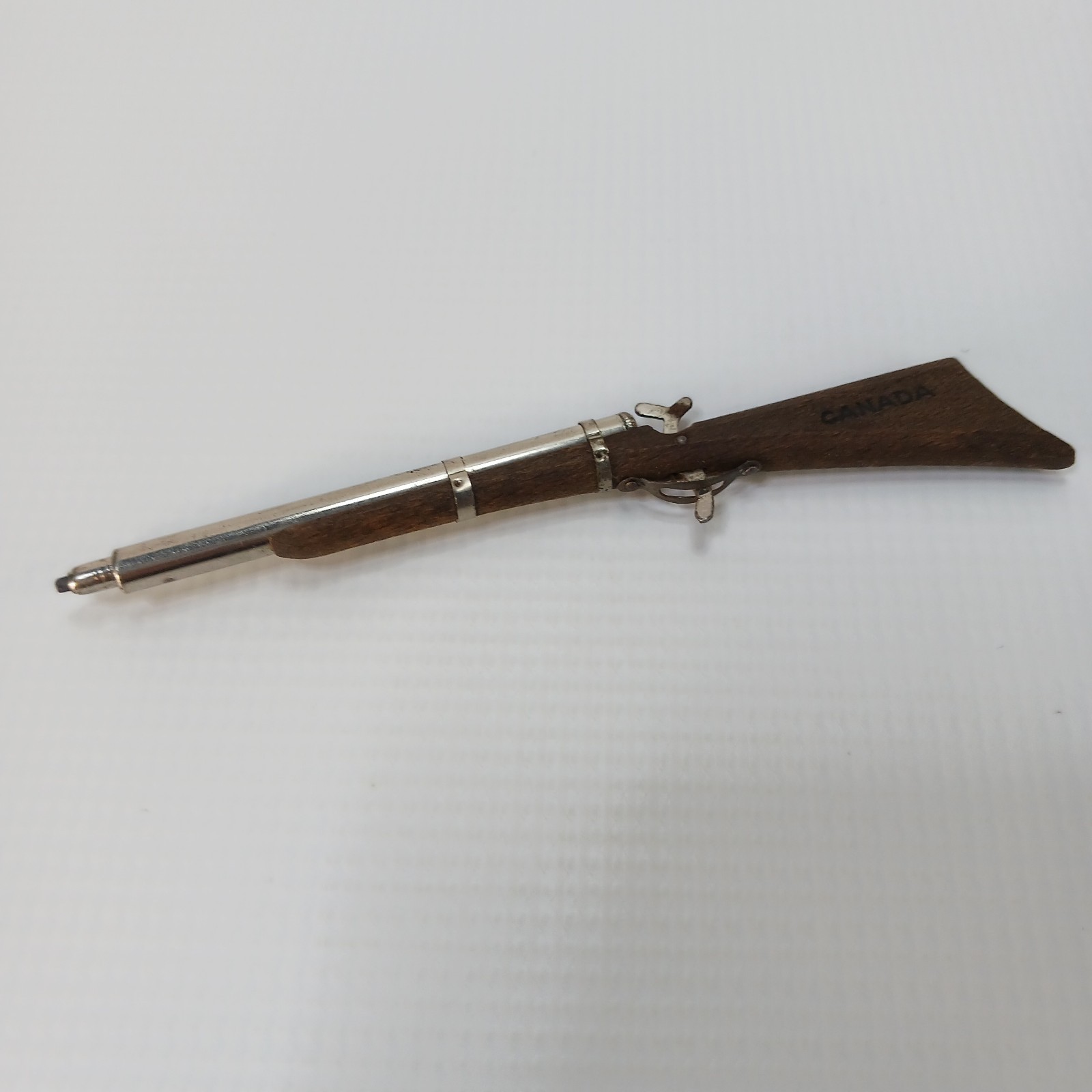 Vintage Mechanical Pencil Rifle Gun Canada Souvenir Japan Works