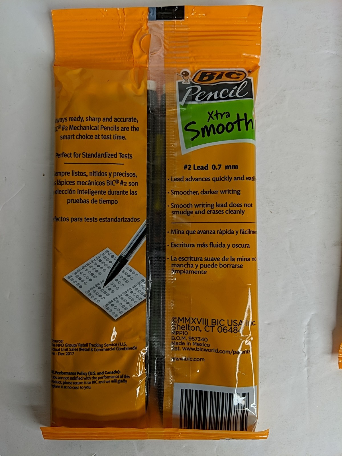 4x BIC Xtra-Smooth Darker Writing Mechanical Pencils with Erasers 10 Count
