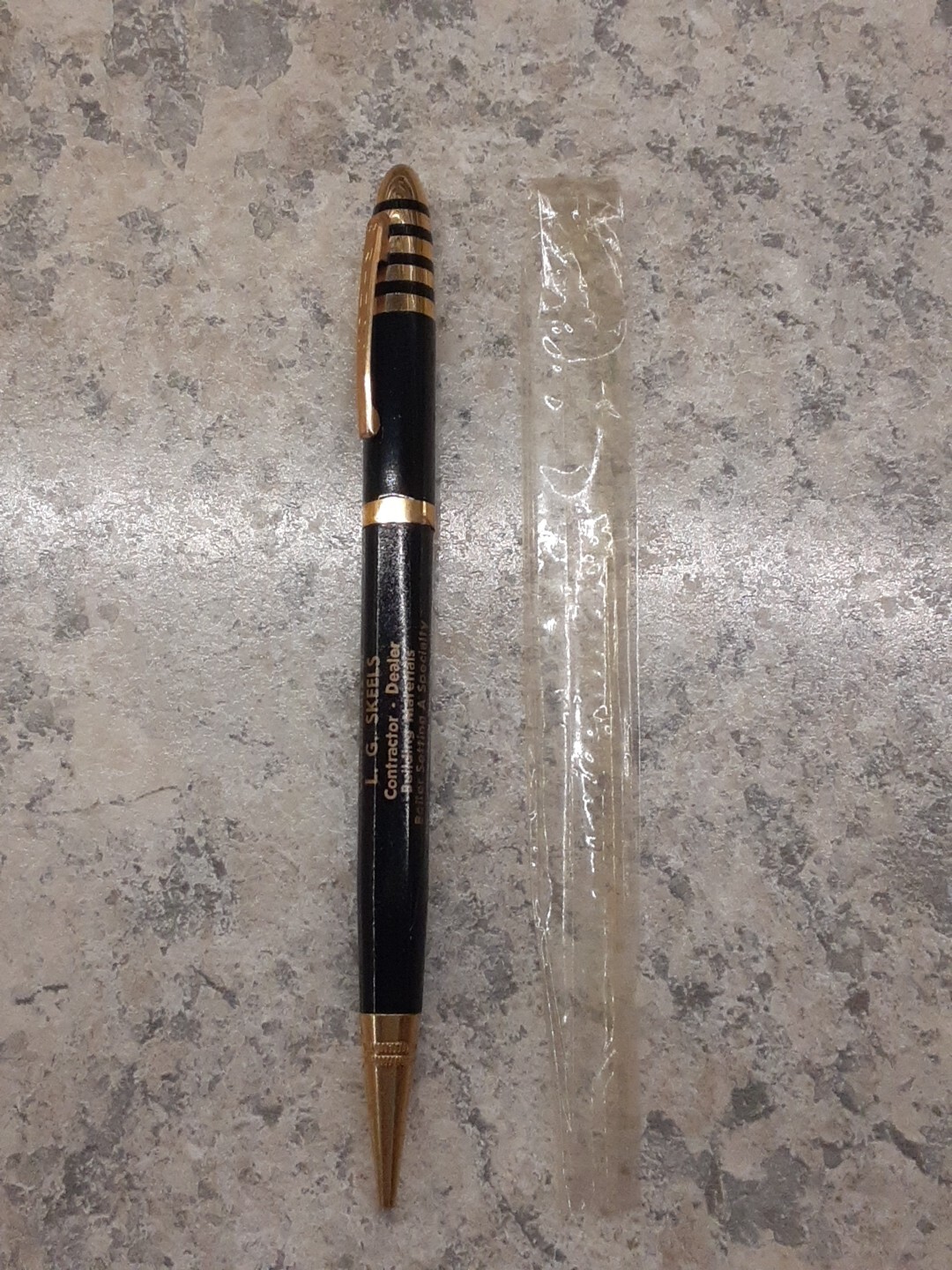 Vintage Wings USA Mechanical Pencil L.G. Skeels Contractor Eau Claire Wis.