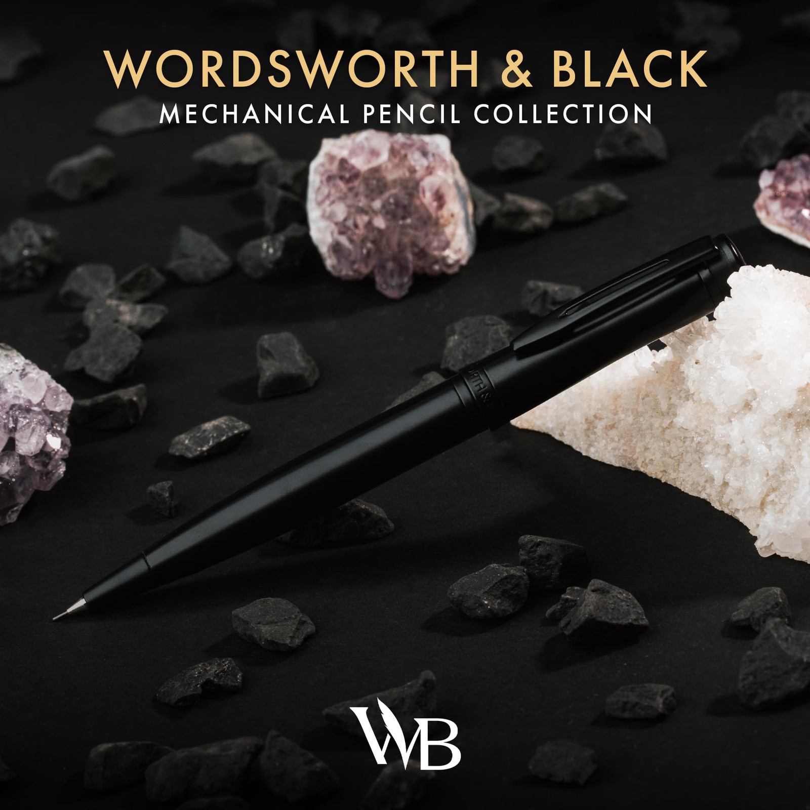 Wordsworth and Black Mechanical Pencil Graphite Lead- Stunning Luxury Metal P…