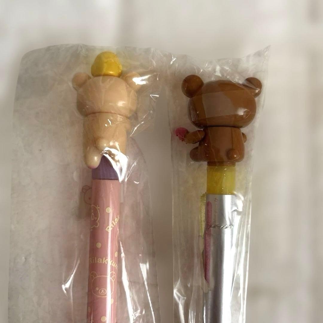 Rilakkuma Korilakkuma mechanical pencil donut with mascot Kiiroitori