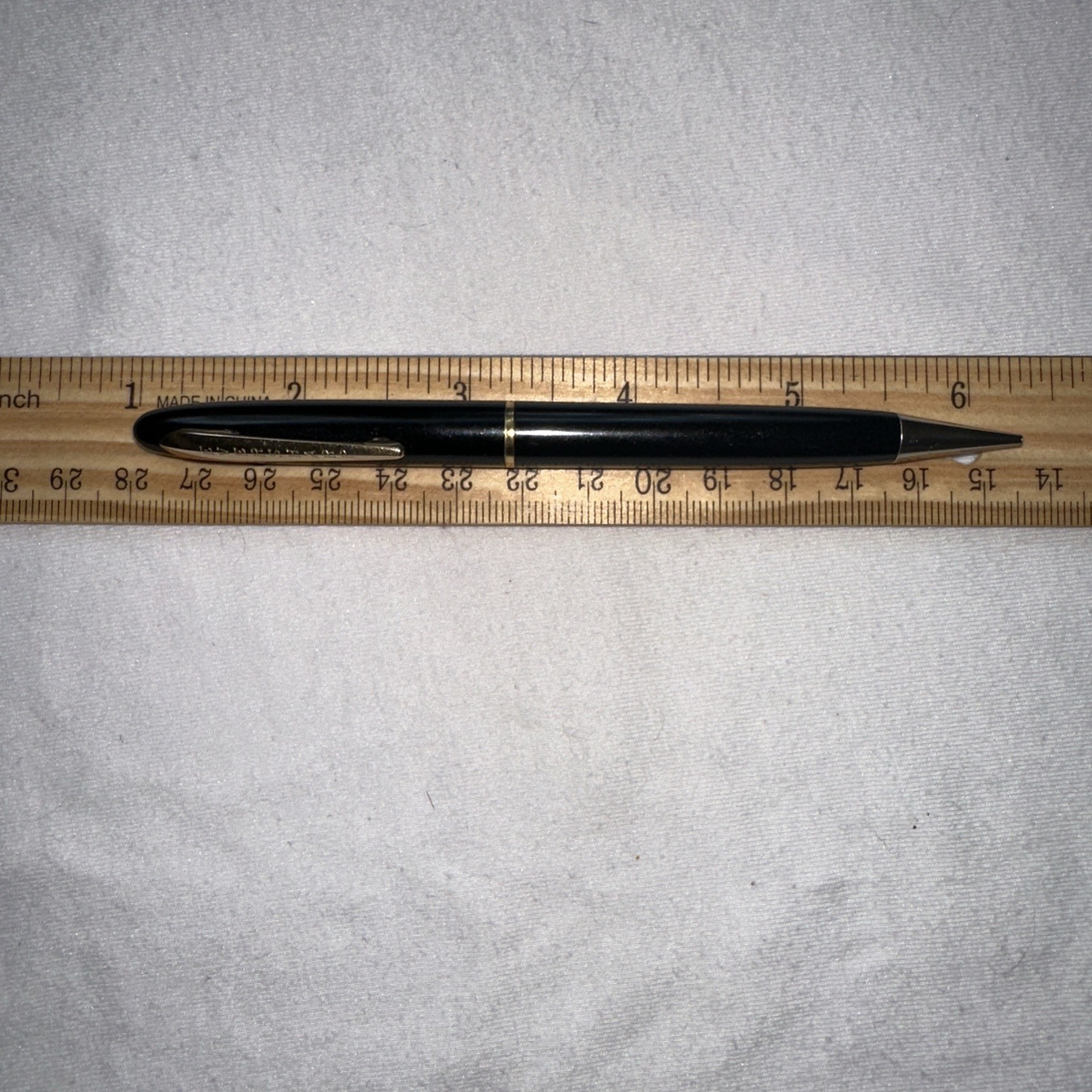 Eversharp Mechanical Pencil Black & Gold C.1950’s Works VTG