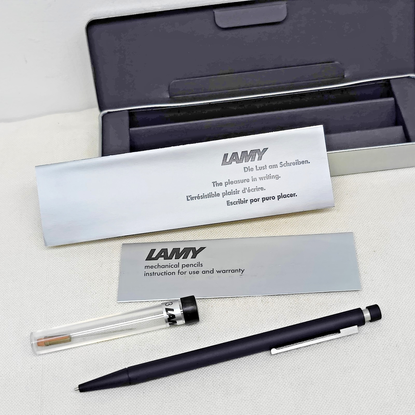 LAMY CP1 Mechanical Pencil Matte Black Finish w/ Original Box & Paperwork .5mm