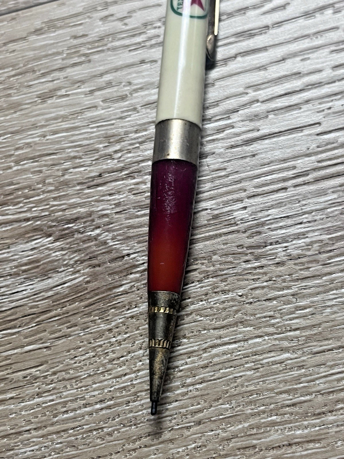 Vintage Texaco Gas Mechanical Pencil Graham Texas Phone 205 A. B. Cornelius