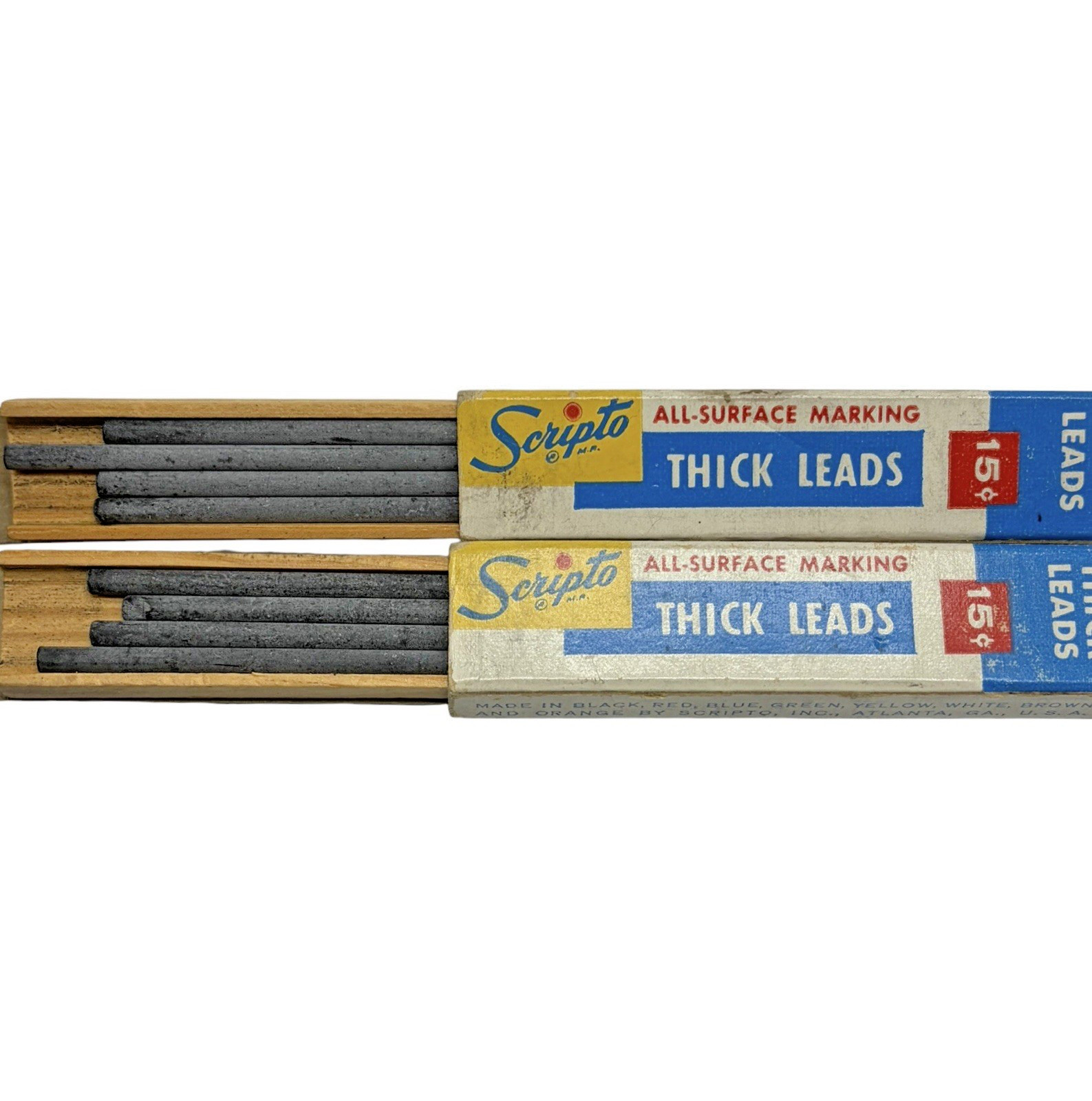 Scripto E 430 Long Leads, G920 Thick Leads, Mechanical Pencils Vintage Lot