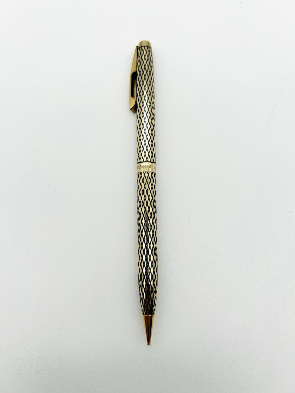 Vtg SHEAFFER White Dot 14K Gold Filled Papermate Mechanical Pencil Set of 2