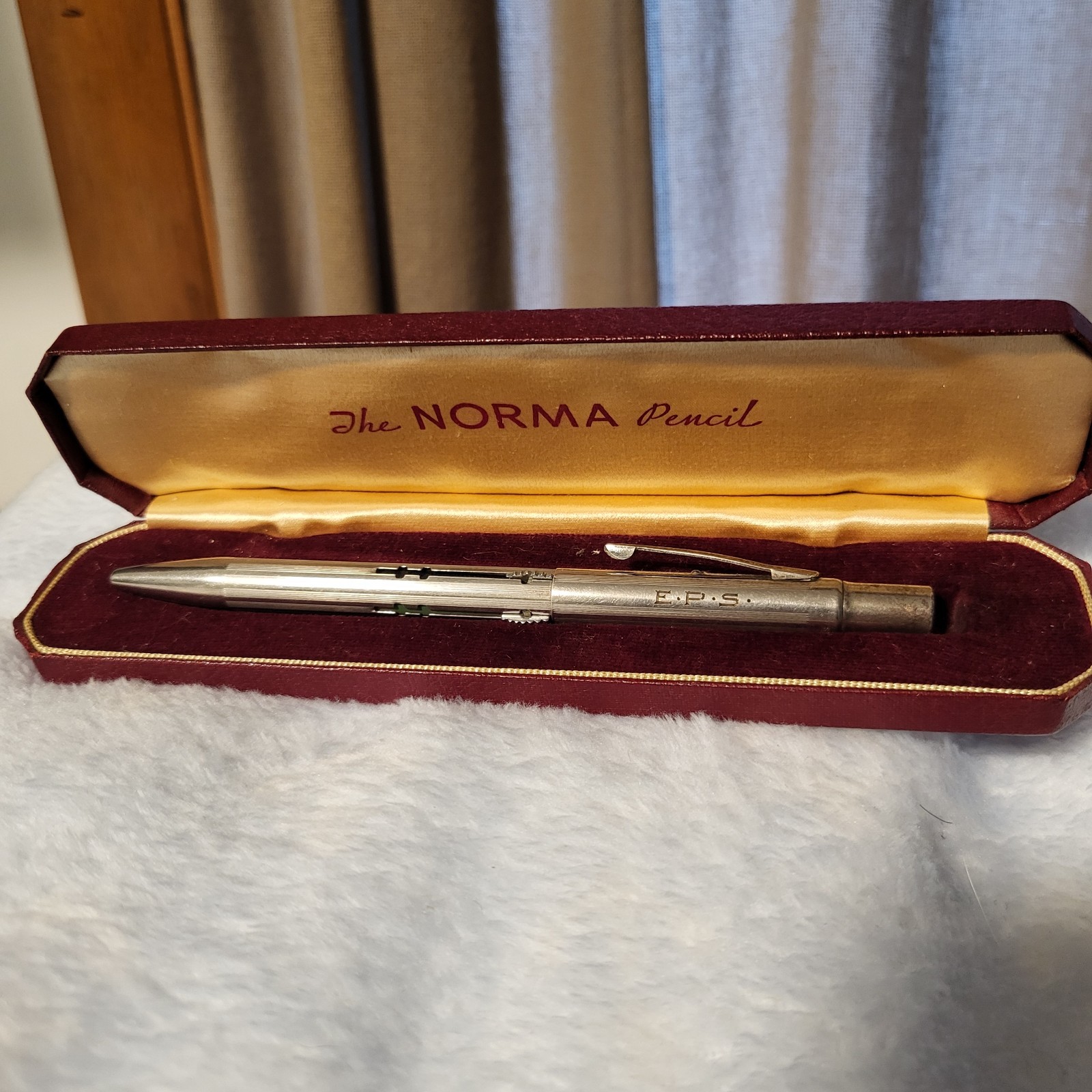 The Norma Pencil Collectors 4 Color In STERLING SILVER Monogrammed