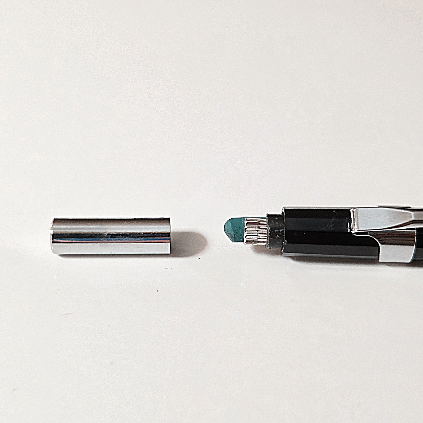Vintage Micro Korea Q-Tech 7-135 Mechanical Pencil 0.5mm Black Drafting 90s