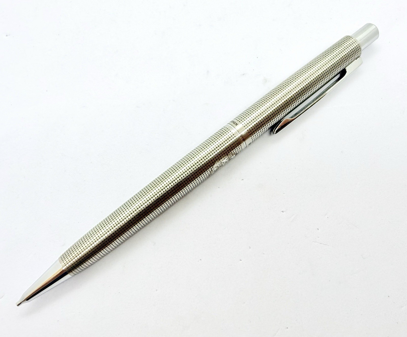 pilot Japan Mechanical Pencil Etched black dots 0.5mm Etching Full Metal
