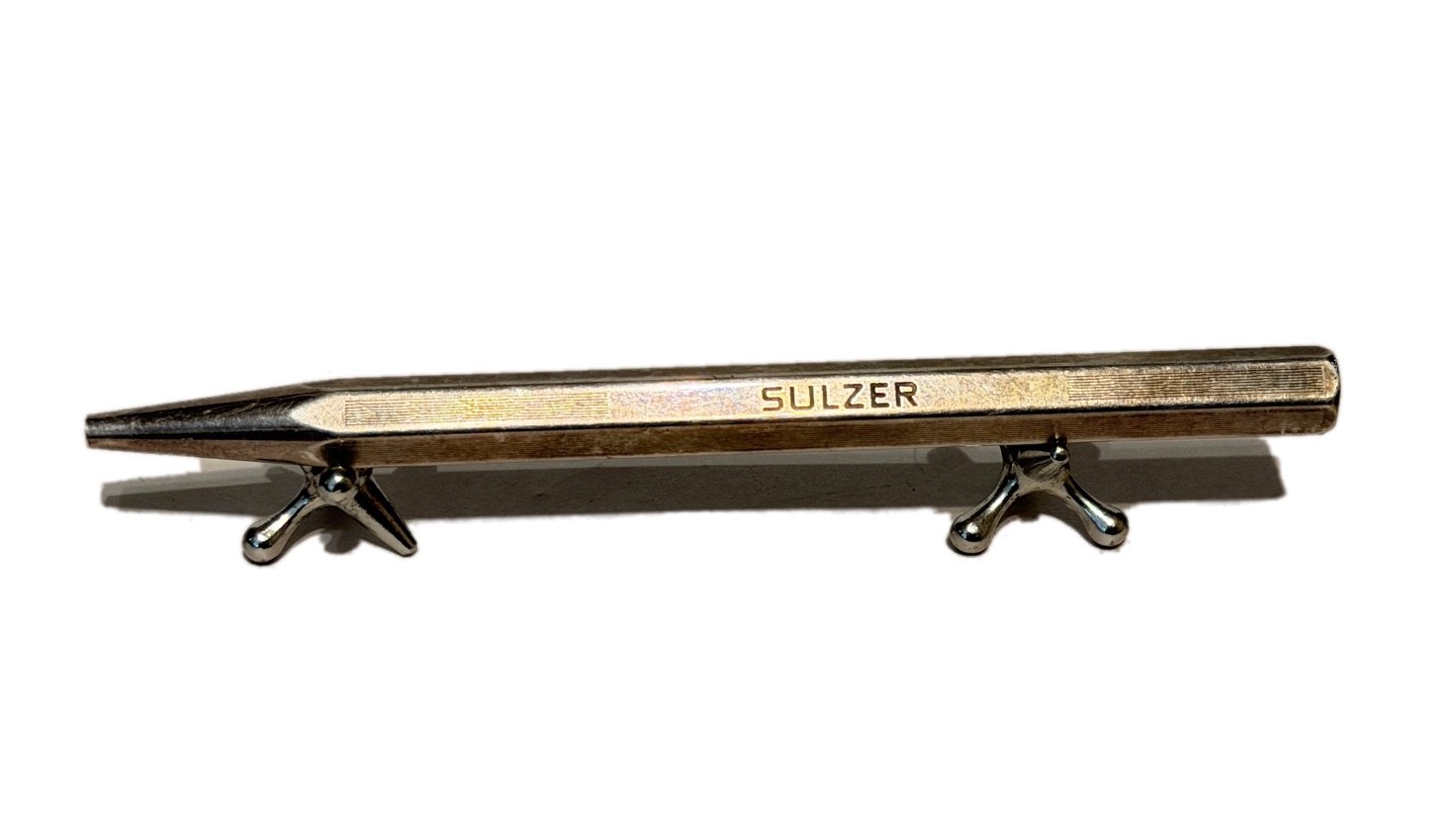 Vintage Sulzer Mechanical Pencil Shell Chrome Parts Only Swiss Company