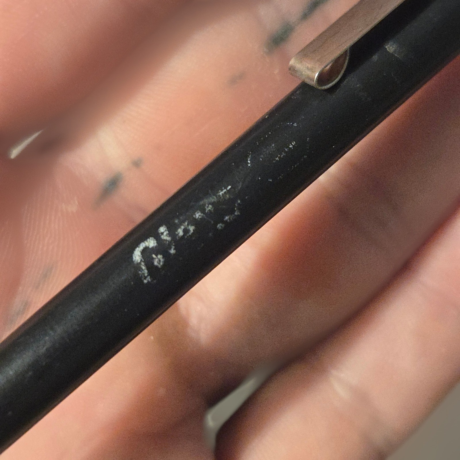 VTG ZANTAC Zebra Mechanical Pencil Black Matte Metal Clip USA 90s Pharmaceutical
