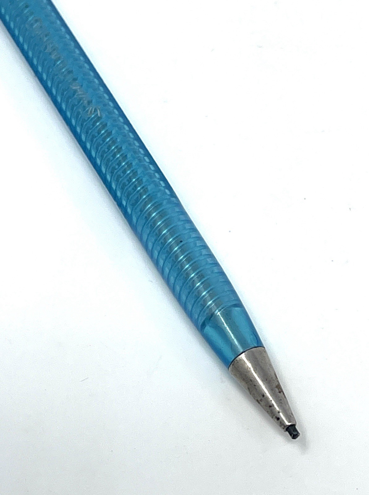 Vintage Scripto Classic Blue Translucent Mechanical Pencil Continuous Twist