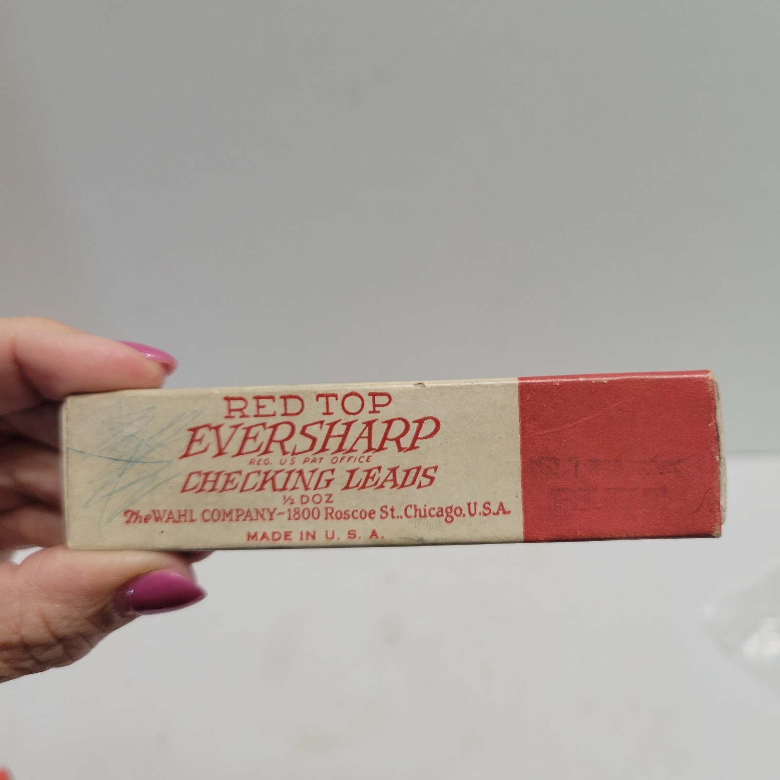 Vintage DUR-O-LITE Box of Lead Pencil Refill CX-22 & Red Top & Koh-I-Noor