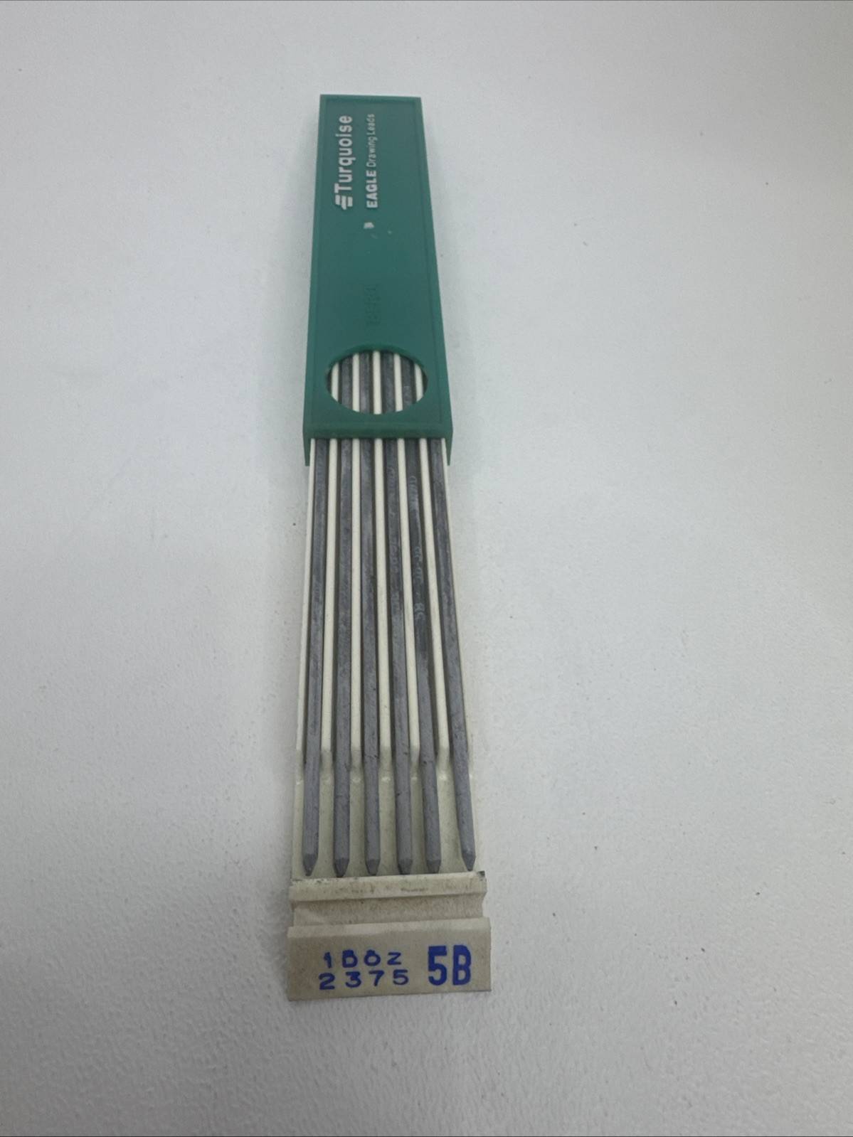 Vintage Berol Turquoise Eagle Drawing Leads #2375 5B