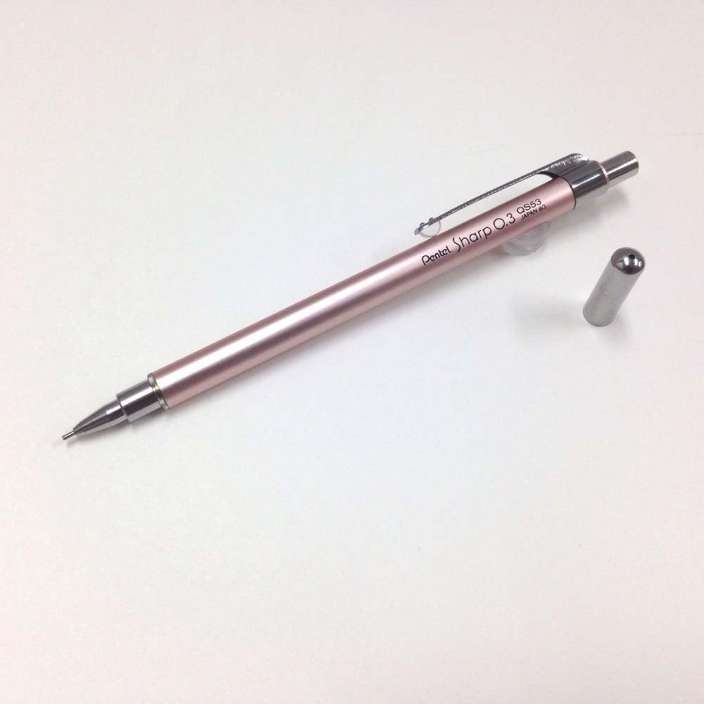 Pentel Mechanical Pencil QS53-P2 Baby Pink Body