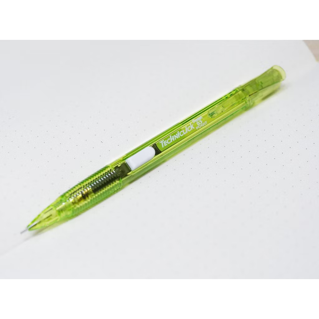 Pentel Techniclick 0.5 mm Mechanical Pencil Side Click Mixed Colors Set of 12
