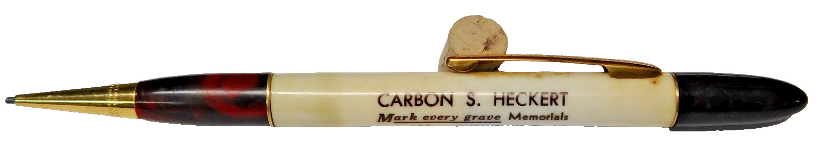 1920’s Vintage Redipont Mechanical Pencil Mark Every Grave Memorials Phone 123