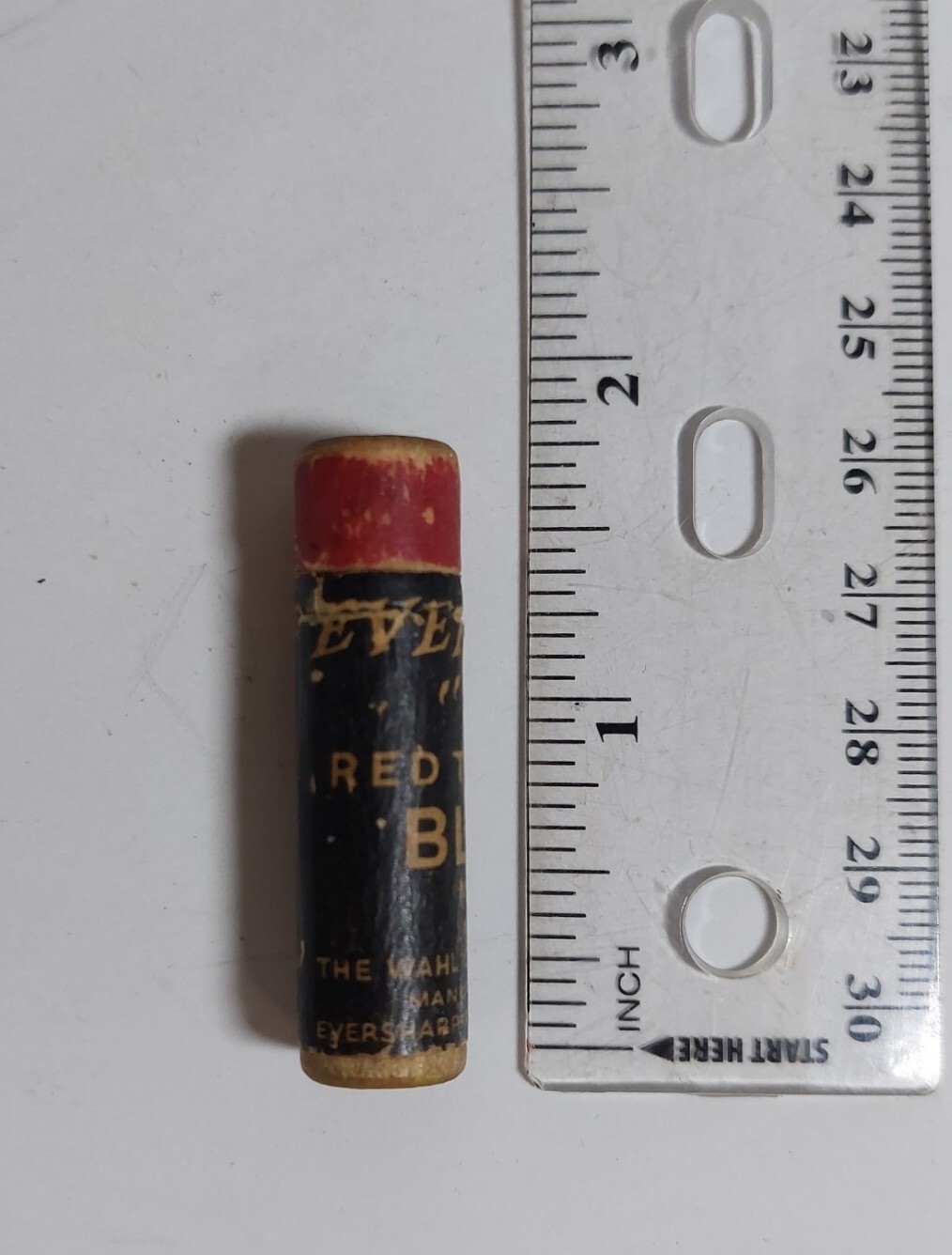 Vintage Eversharp Red Top Black Lead 1.5“ Medium Wahl Co.