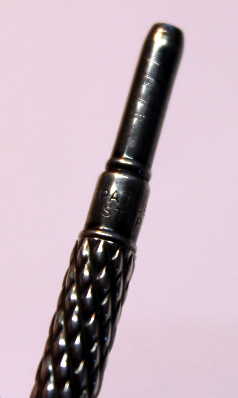 1899 Sterling Silver Eagle Mechanical Pencil with working twist mechanism