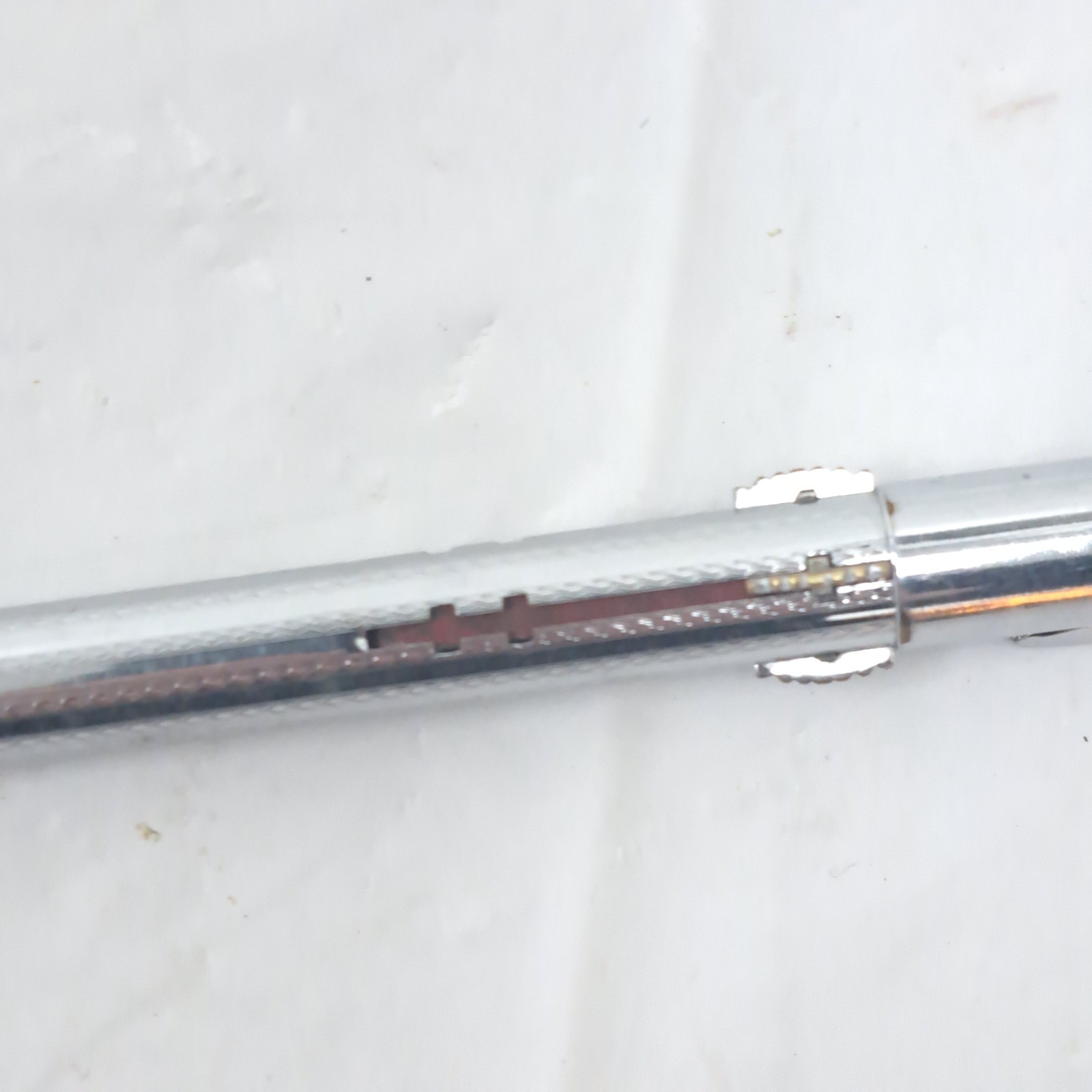 Vintage Norma 4 Lead Mechanical Pencil Metal Chrome Finish Collectible