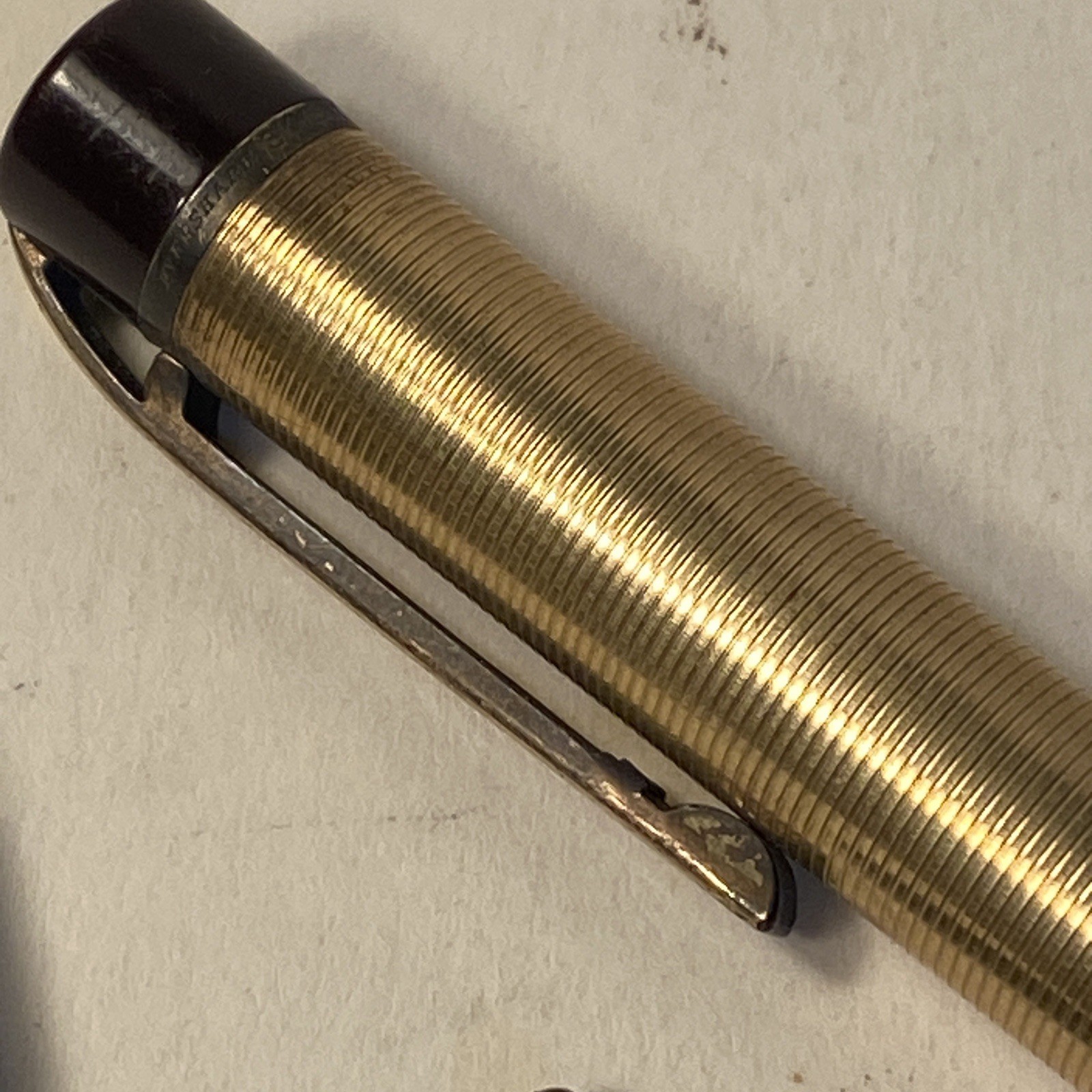 Eversharp Skyline Burgundy Mechanical Pencil 1/10 14 K.Y.G.F. Vintage 40s PARTS