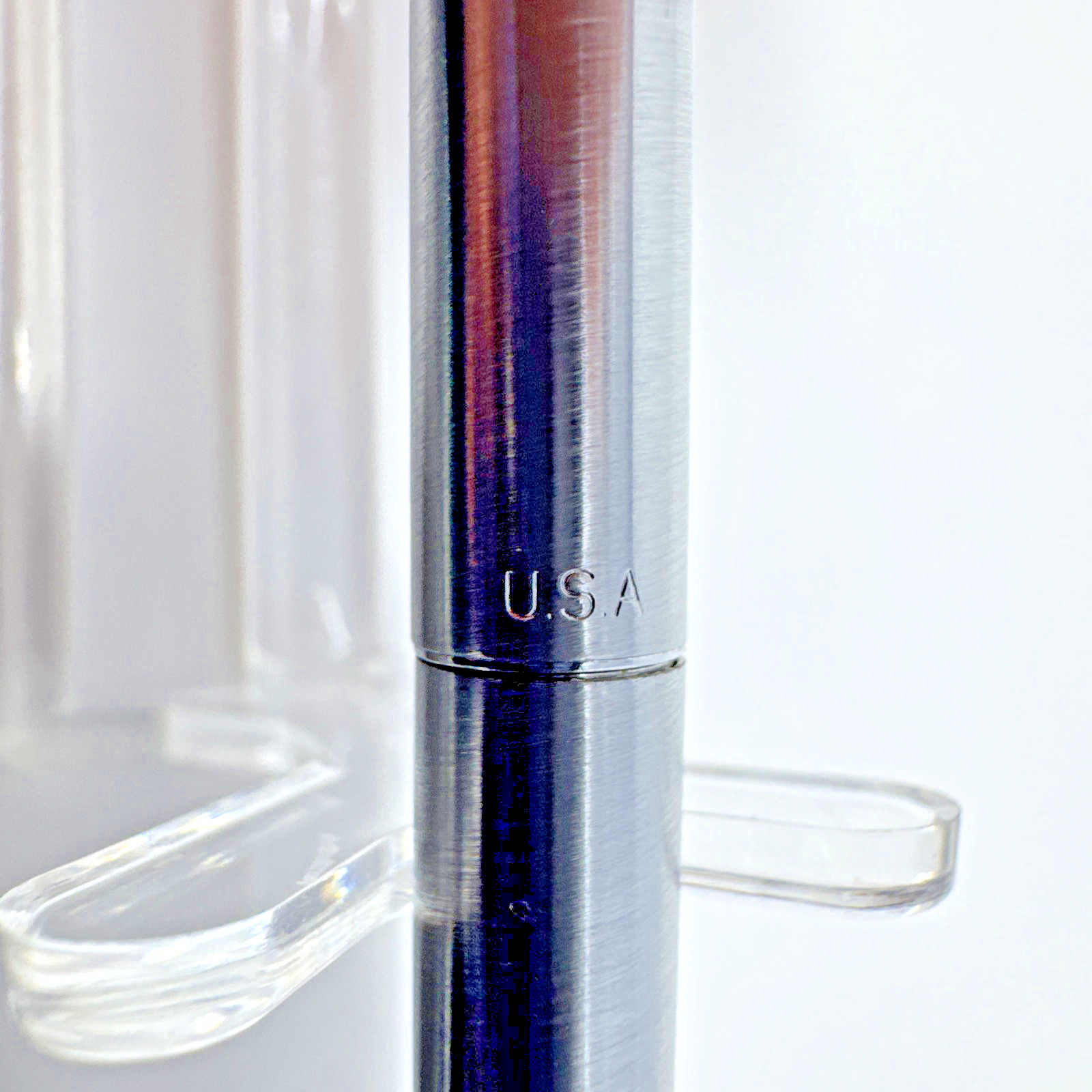 Paper Mate Brushed Stainless Slim Mechanical Pencil 0.9mm Double Black Hearts