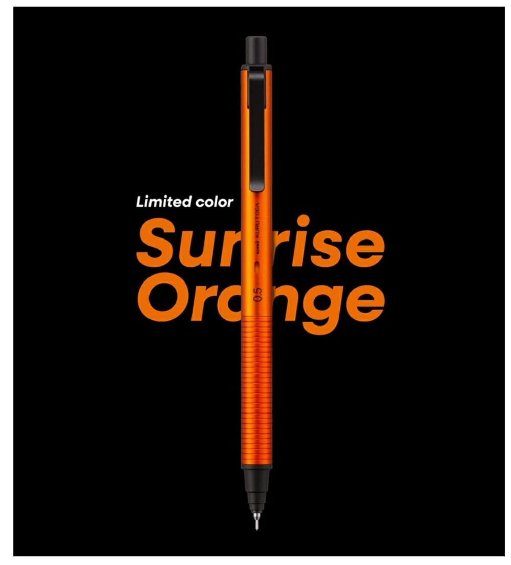 Mitsubishi Pencil Limited Mechanical Pencil Metal 0.5mm Sunrise Orange M5KH1P…
