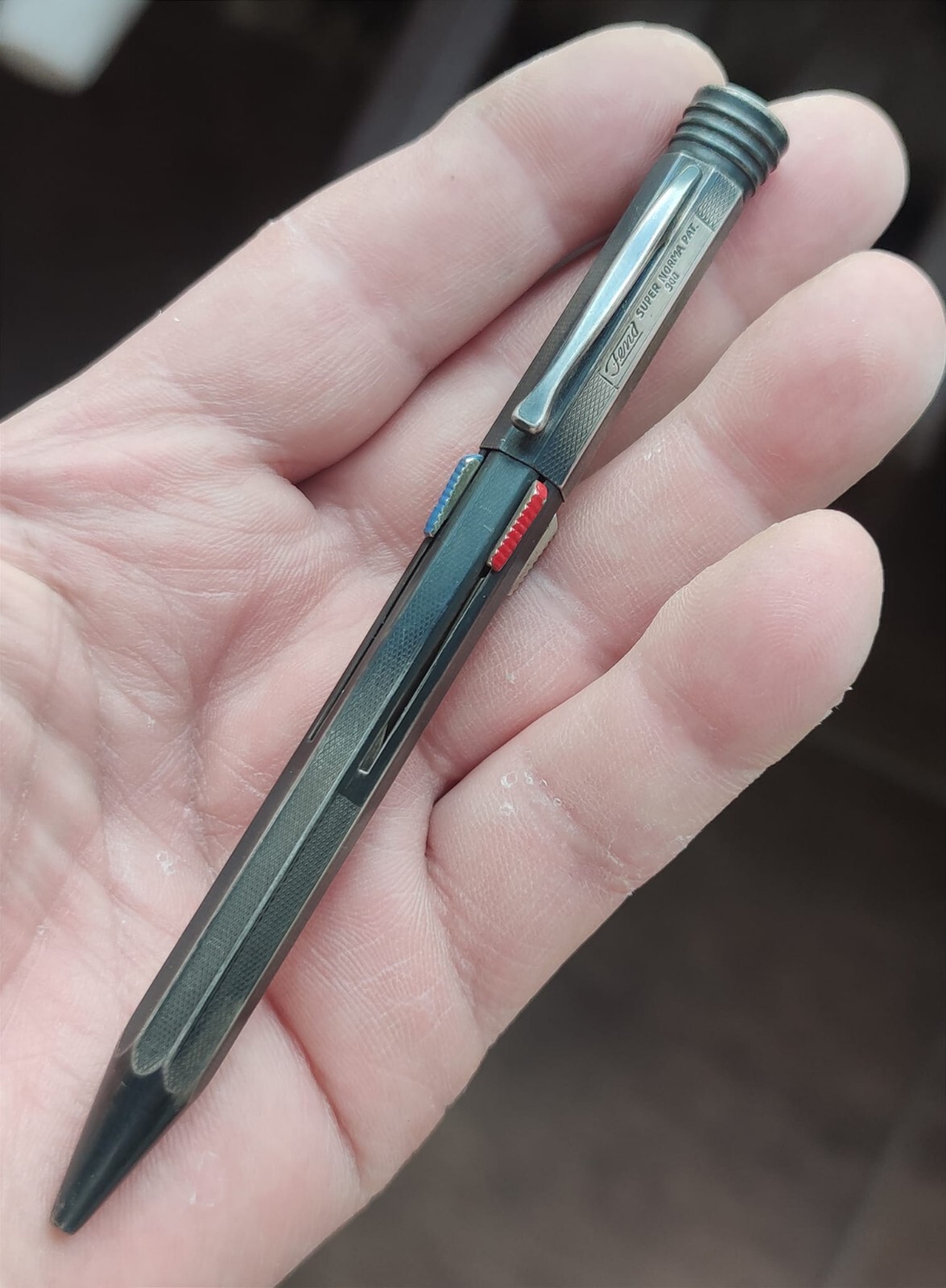 🔴FEND 4 Colors BAYER Super Norma Pat. 900 Silver Mechanical pencil 1930s🔴RR!