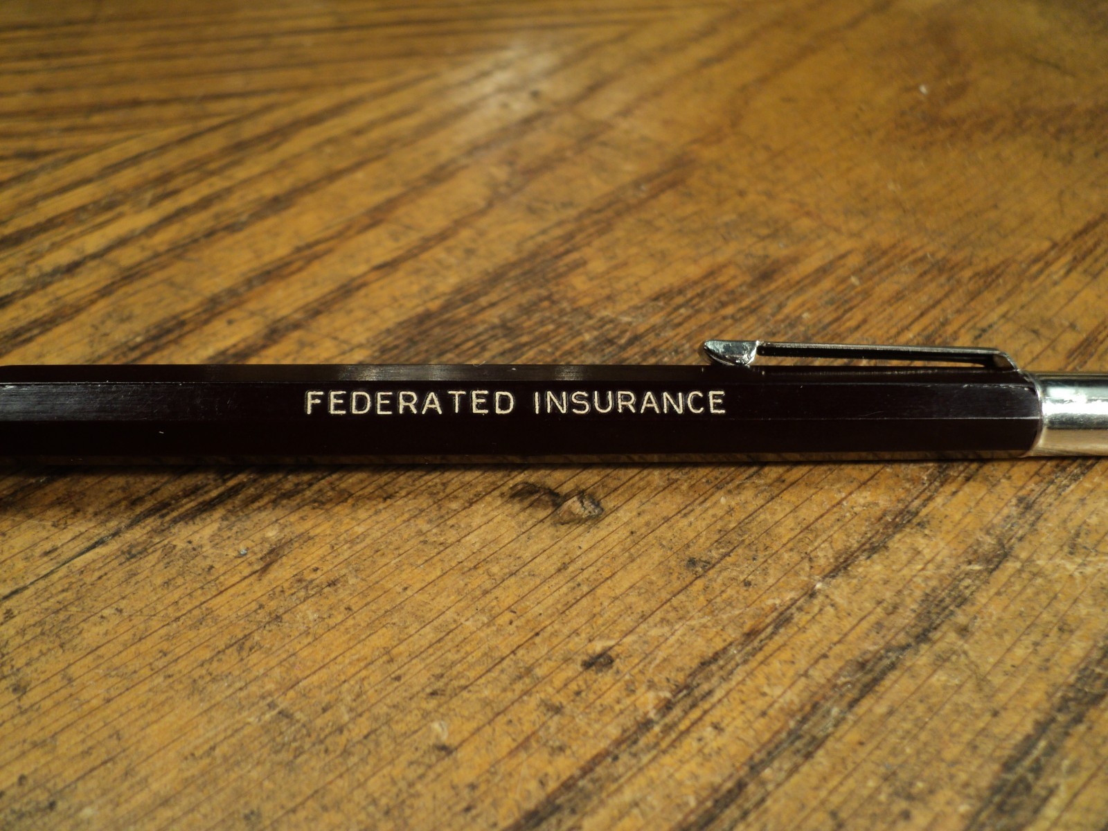 Vintage Autopoint Mechanical Pencil Advertising Federated Insurance
