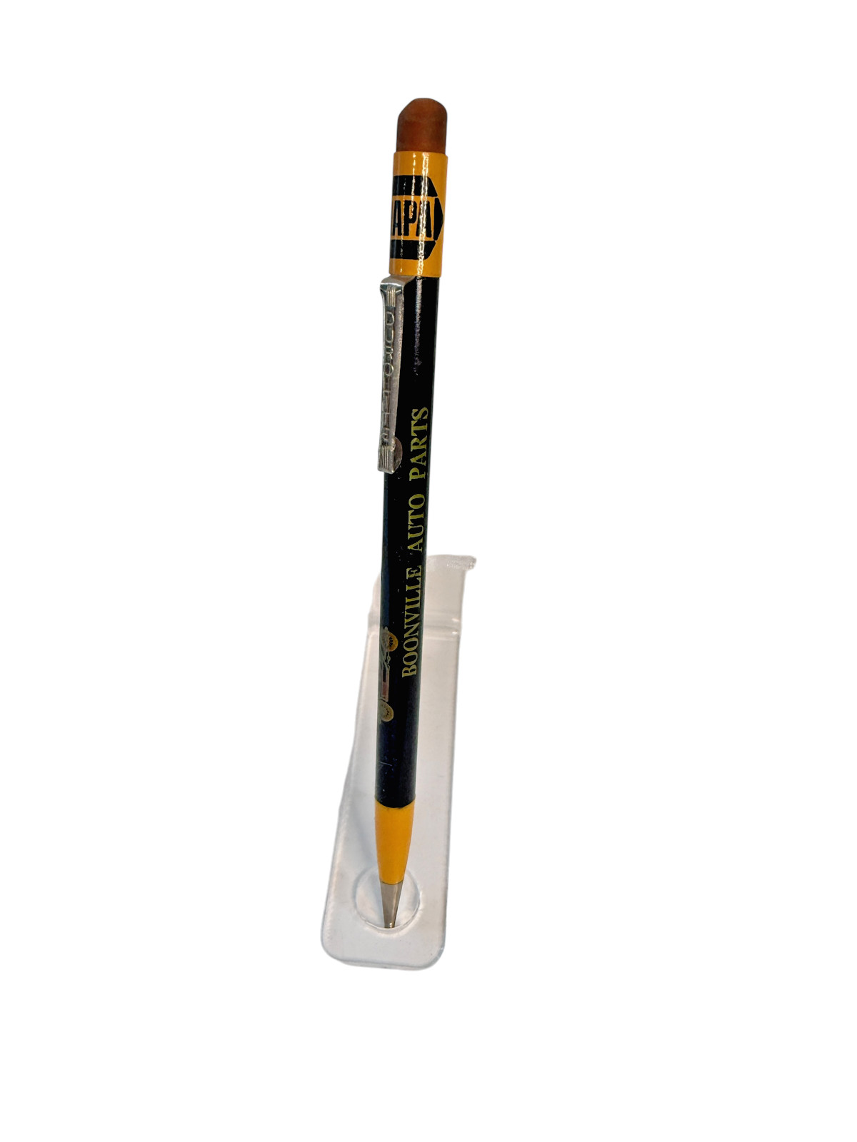 Durolite Vintage Mechanical Pencil Made In USA black yellow NAPA Boonville NY