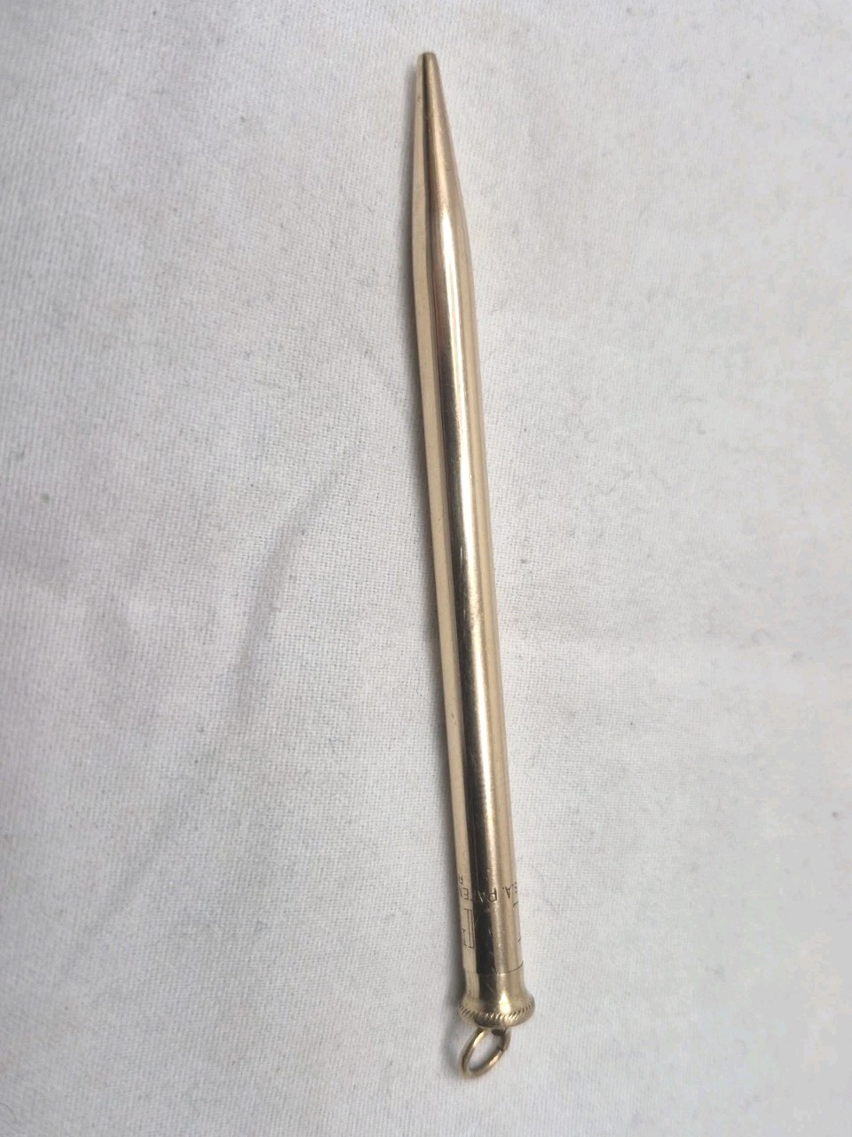 Vintage Ingersoll Redipoint Rolled Gold Mechanical Pencil – Ring Top USA
