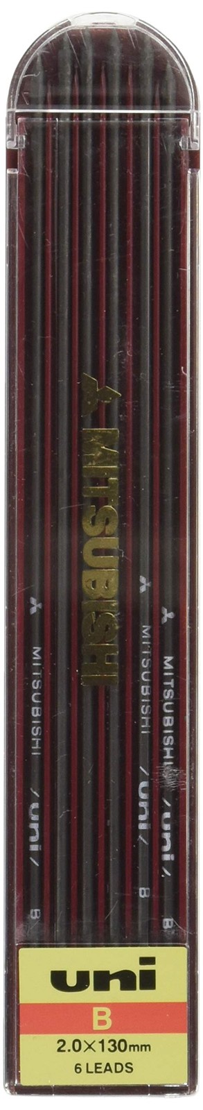 Uni 2.0mm Lead 6 Count Pack Writing Instruments Japanese Stationery