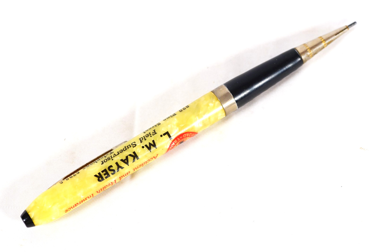 Brotherhood Railroad Trainmen Insurance Galesburg Ill Advertising Lead Pencil