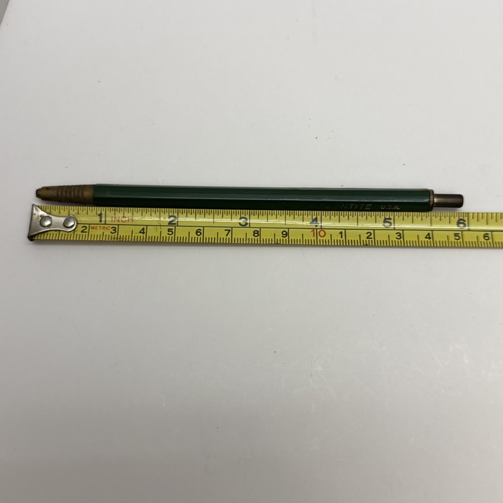 Vintage A W Faber Castell Locktite Lead USA Mechanical Pencil – Green – Working