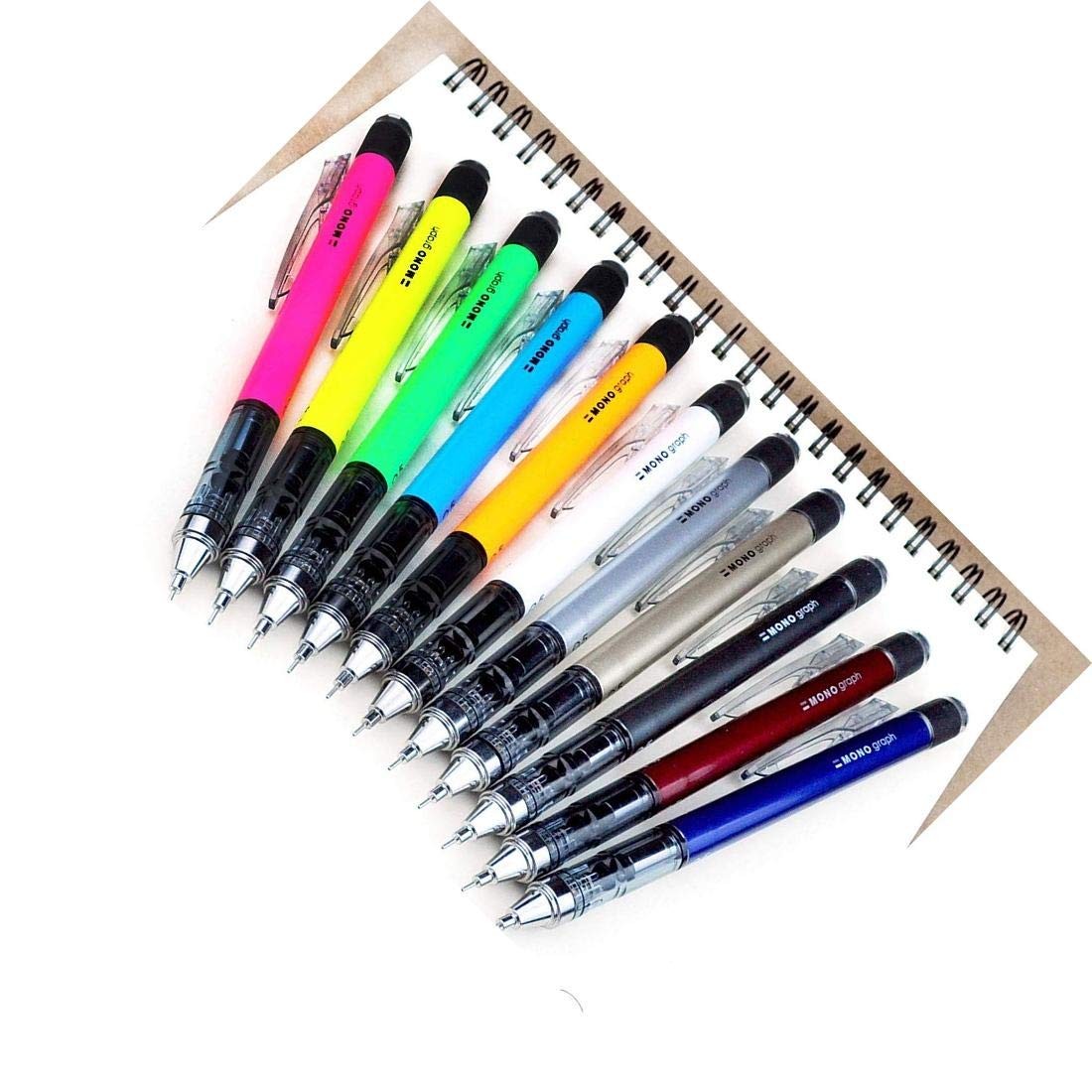 Tombow Mono Graph Shaker Mechanical Pencil 0.5mm, 1 Count (Pack of 1), Black