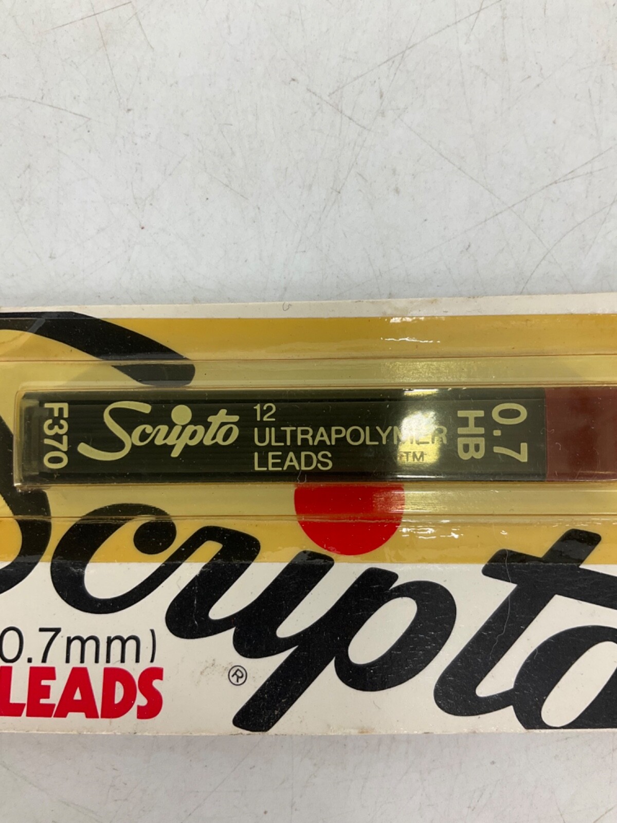 RARE Vintage Scripto Pencil Refill Lead .7mm HB 12 Ultrapolymer Leads Thin F370