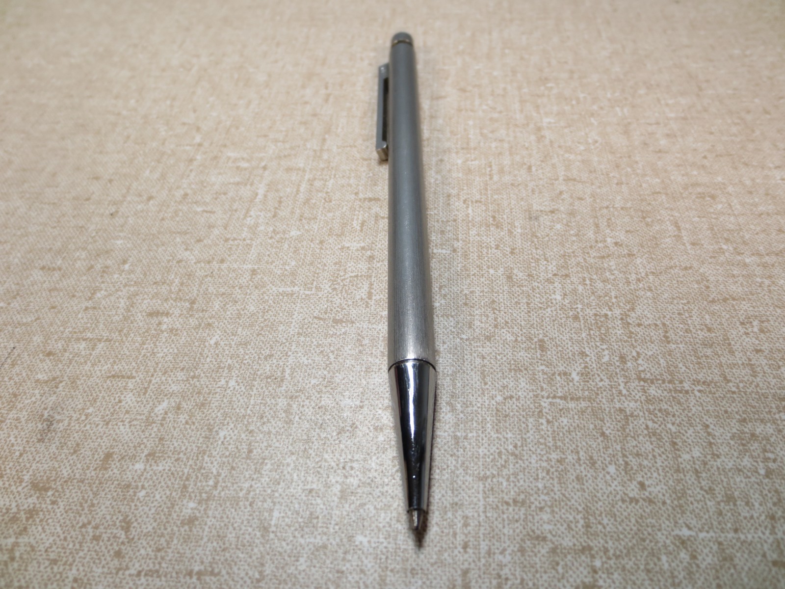 Vintage Lamy CP1 Brushed Steel 0.5mm Mechanical Pencil Black Silver with Box
